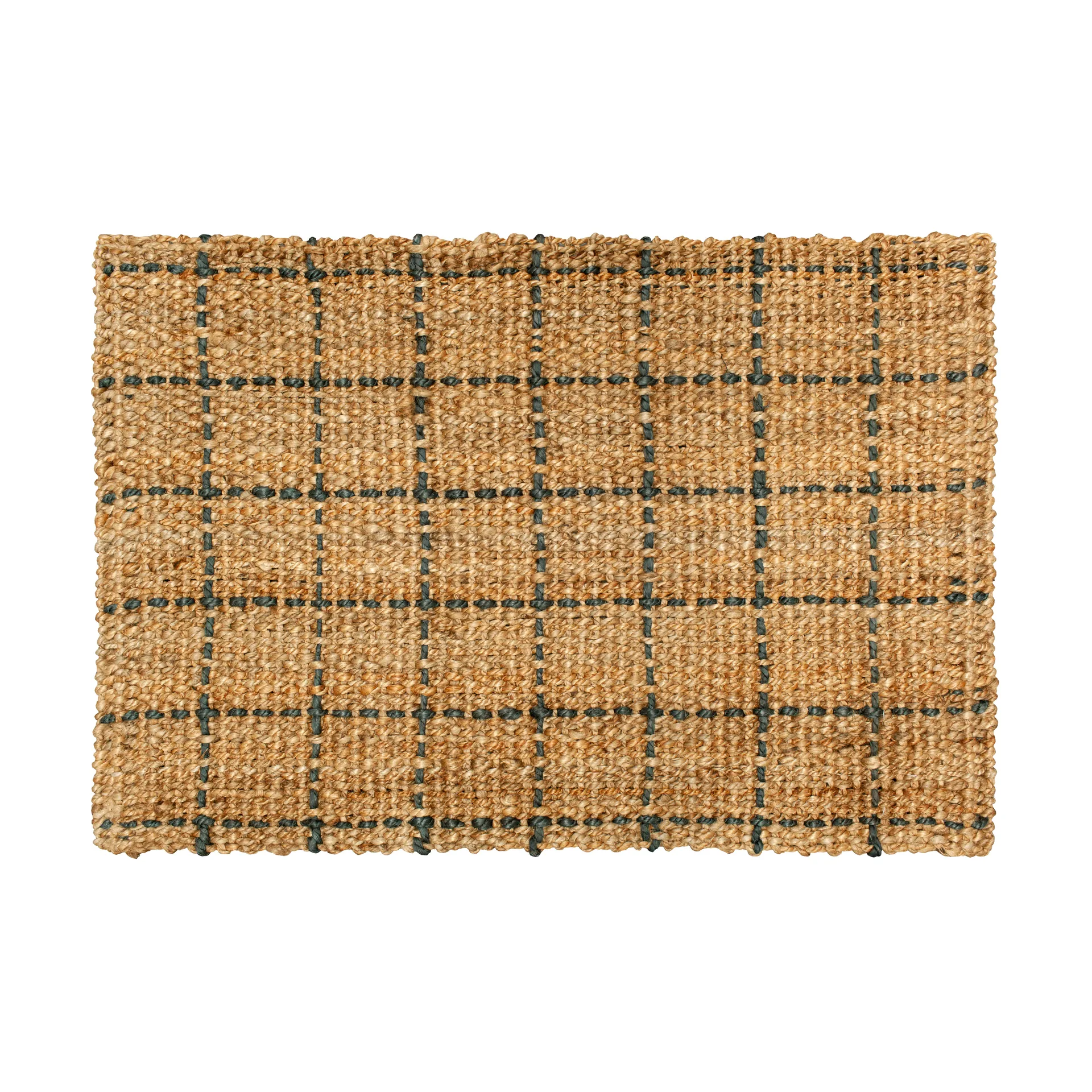 Freja dörrmatta rutig 60x90 cm, Natural-dark grey Dixie