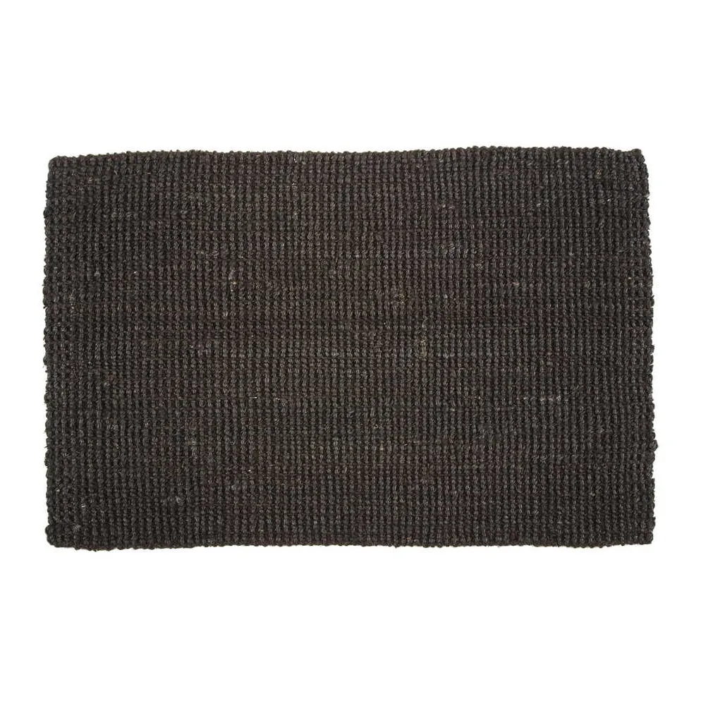 Jute dörrmatta svart, 60 x 90 cm Dixie