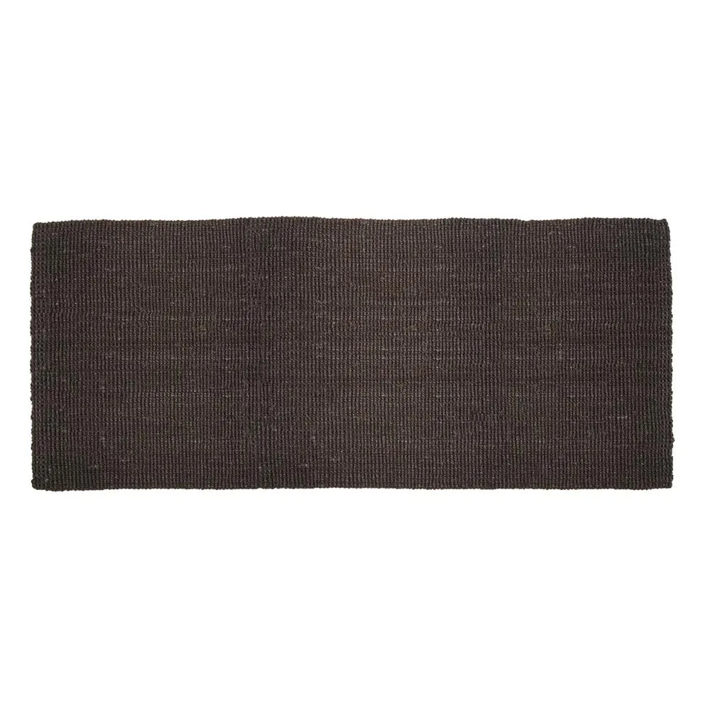 Jute dörrmatta svart, 80 x 180 cm Dixie