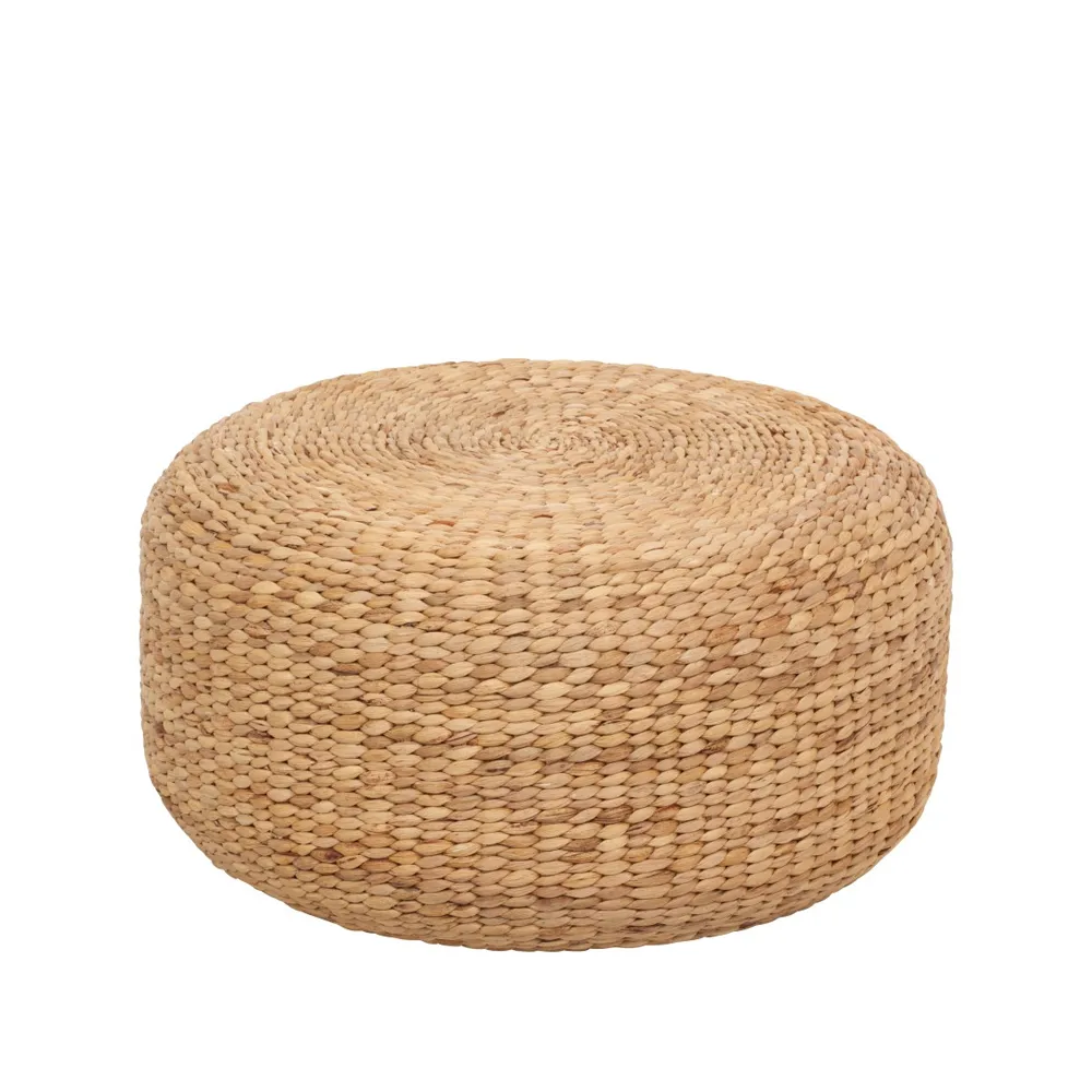 Lily sittpuff Ø59 cm, natural, vattenhyacint, rund Dixie