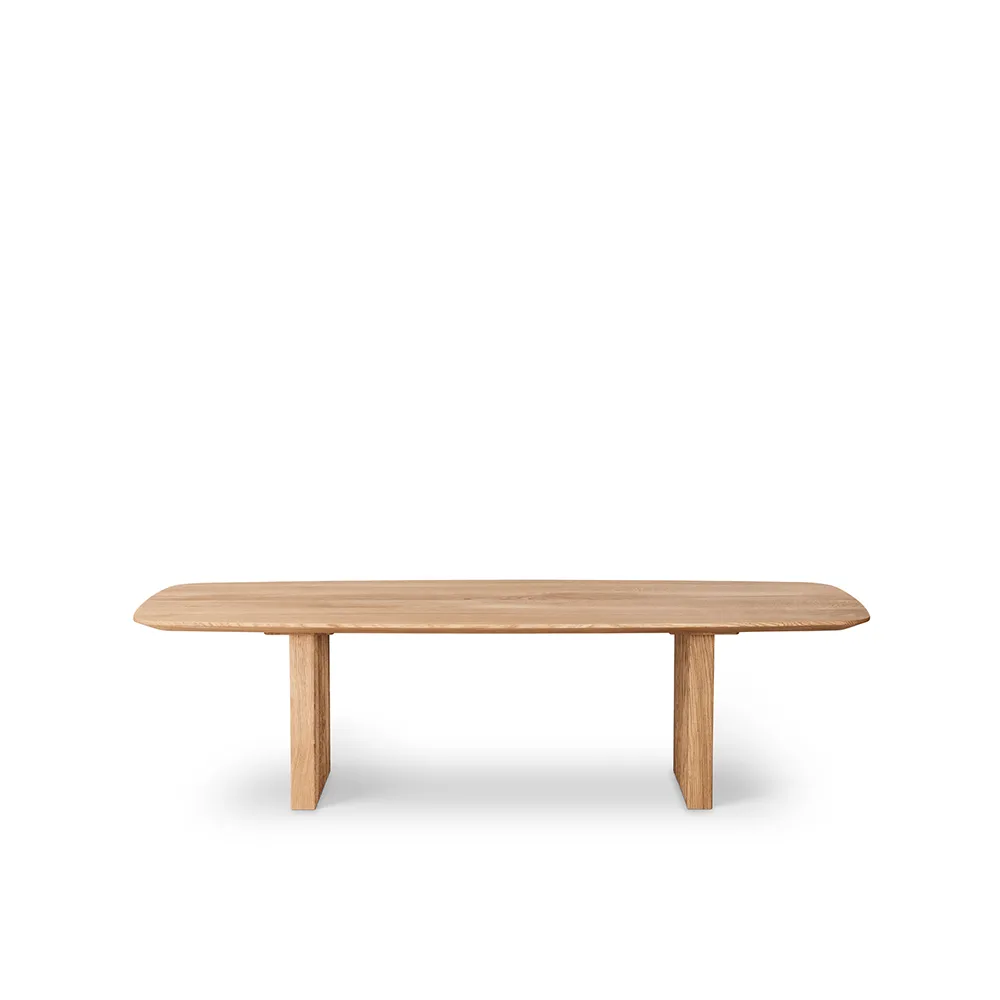 Ten soffbord, Såpad ek 140x60x40 cm dk3