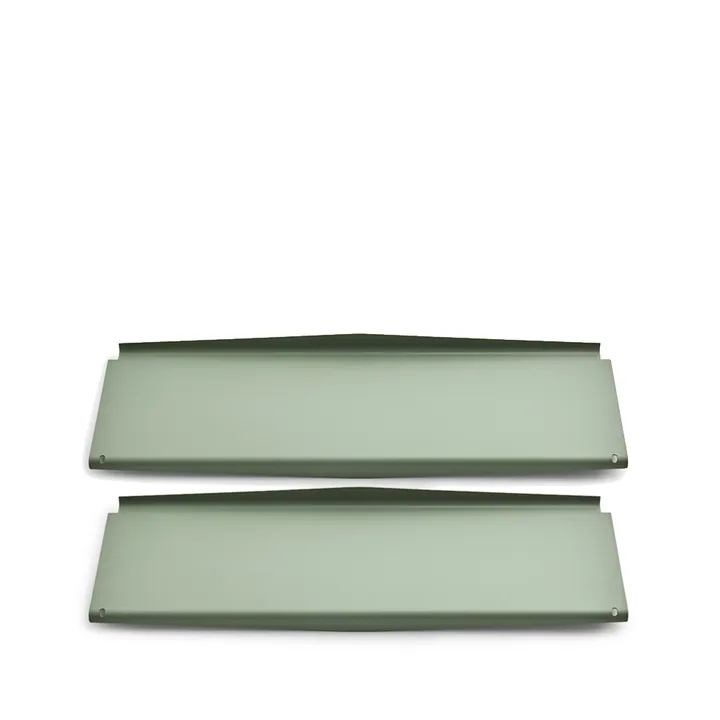 Ultra hyllplan - grön, 2-pack, d.22 cm - dk3