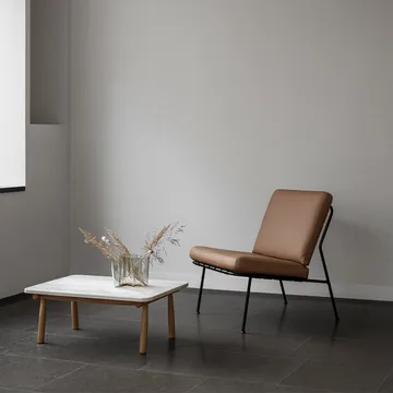 Domus Steel fåtölj - läder elmosoft 99999 svart - Dux