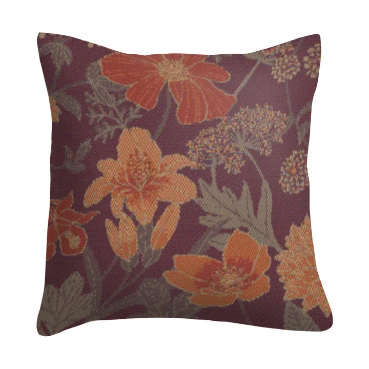 Soft kuddfodral 40x40 cm - Brun - Ekelund Linneväveri