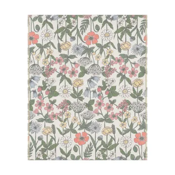 Vildblomster bomullsfilt 140x170 cm - Multi - Ekelund Linneväveri