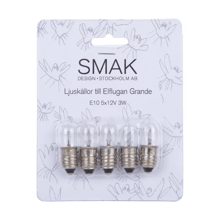 Elflugan Grande extralampor - 5-pack - Elflugan
