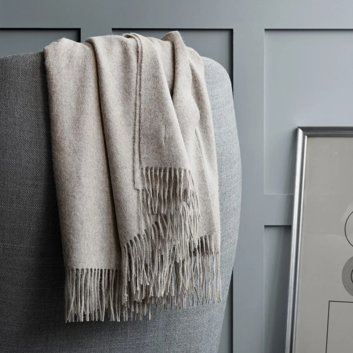 Elvang Classic pläd, Beige Elvang Denmark