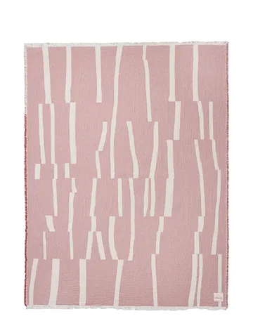 Lyme Grass pläd 130x180 cm - Rose - Elvang Denmark