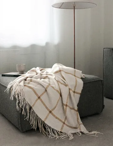 Tartan pläd 130x190 cm - Ivory - Elvang Denmark