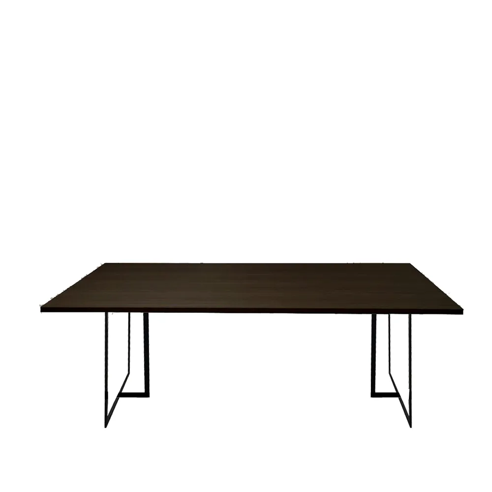 Square matbord, oak black Englesson