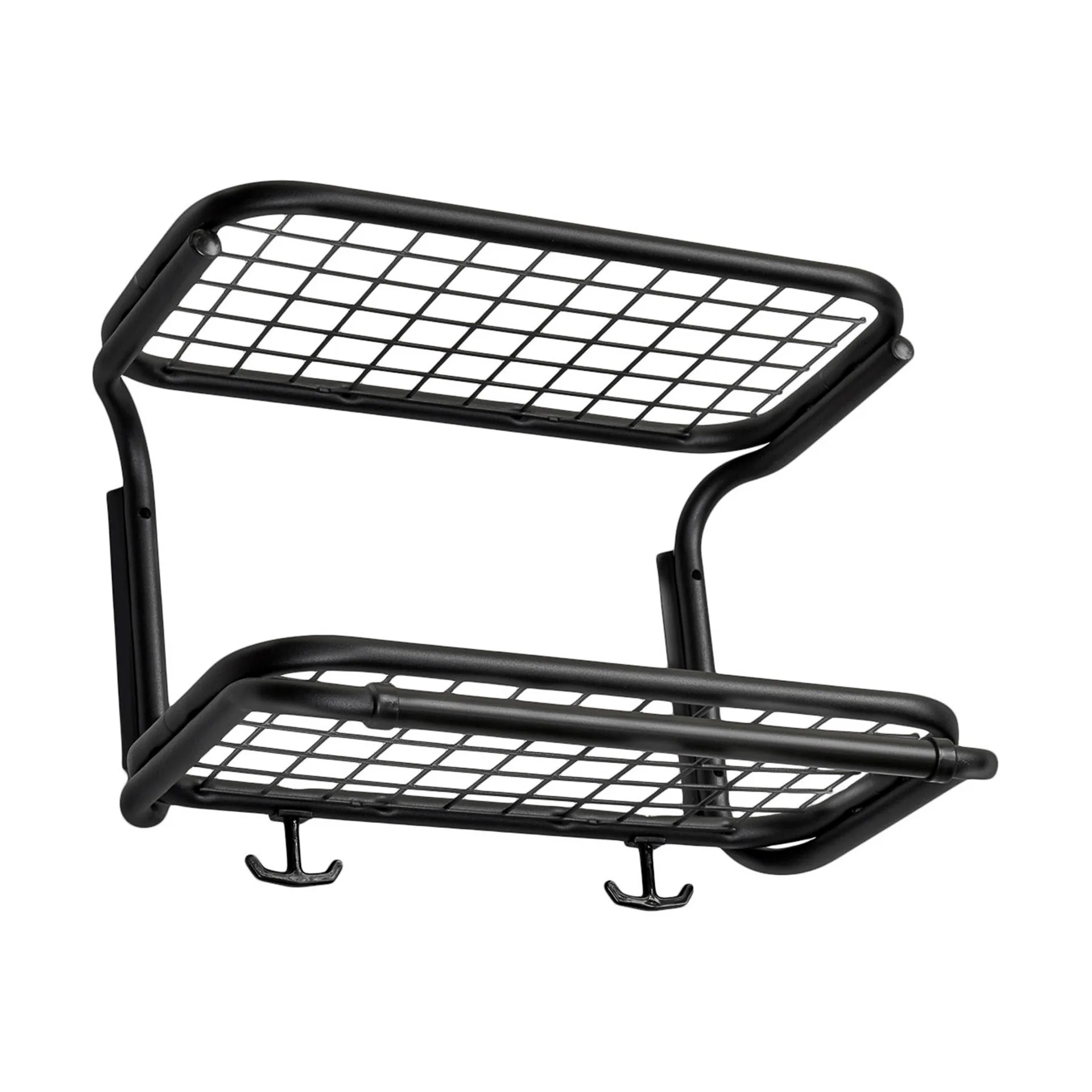 Classic 650 hatthylla, svart/svart, 2 plan, 40 cm Essem Design
