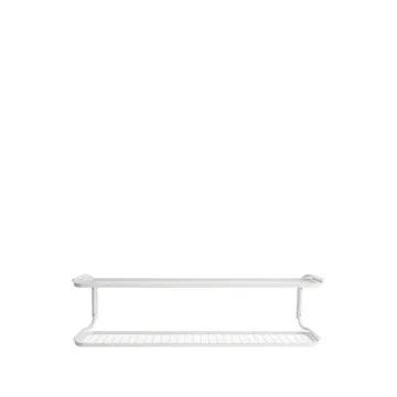 Classic 650 skohylla - vit/vit, 2 plan, 100 cm - Essem Design
