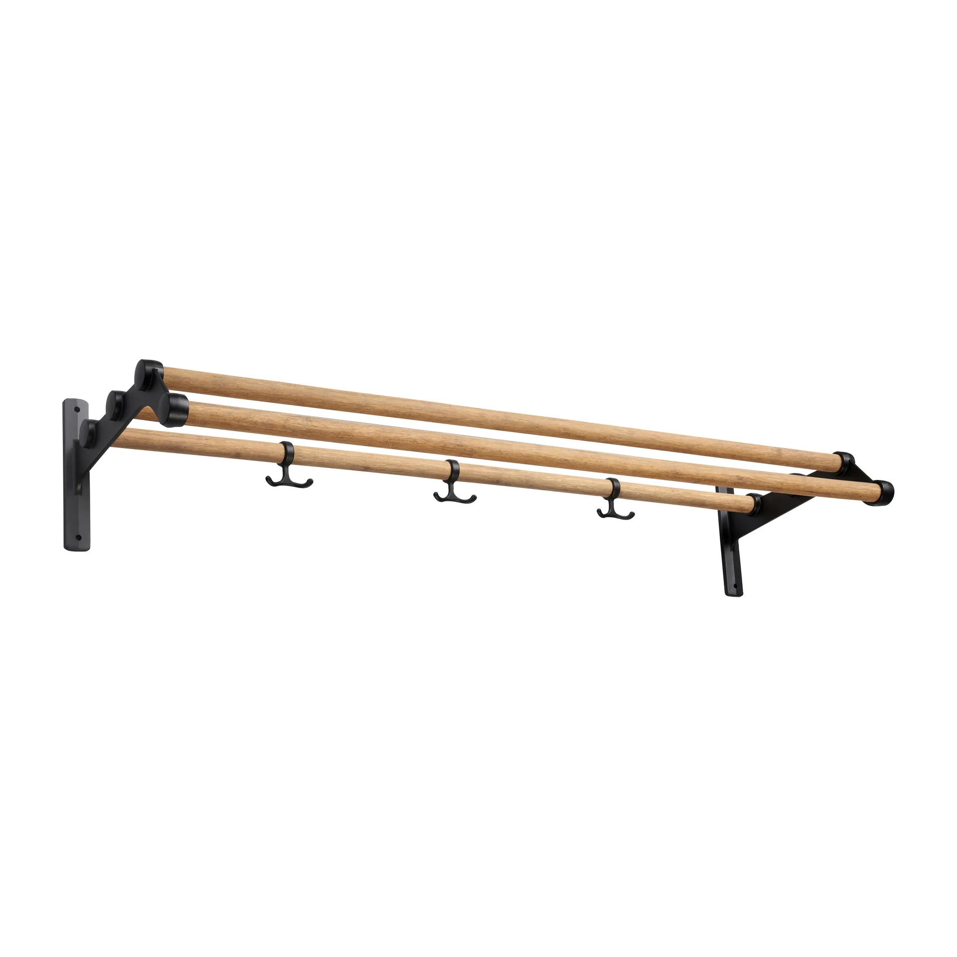 Nostalgi 291 hatthylla 100 cm, Bambu-svart Essem Design