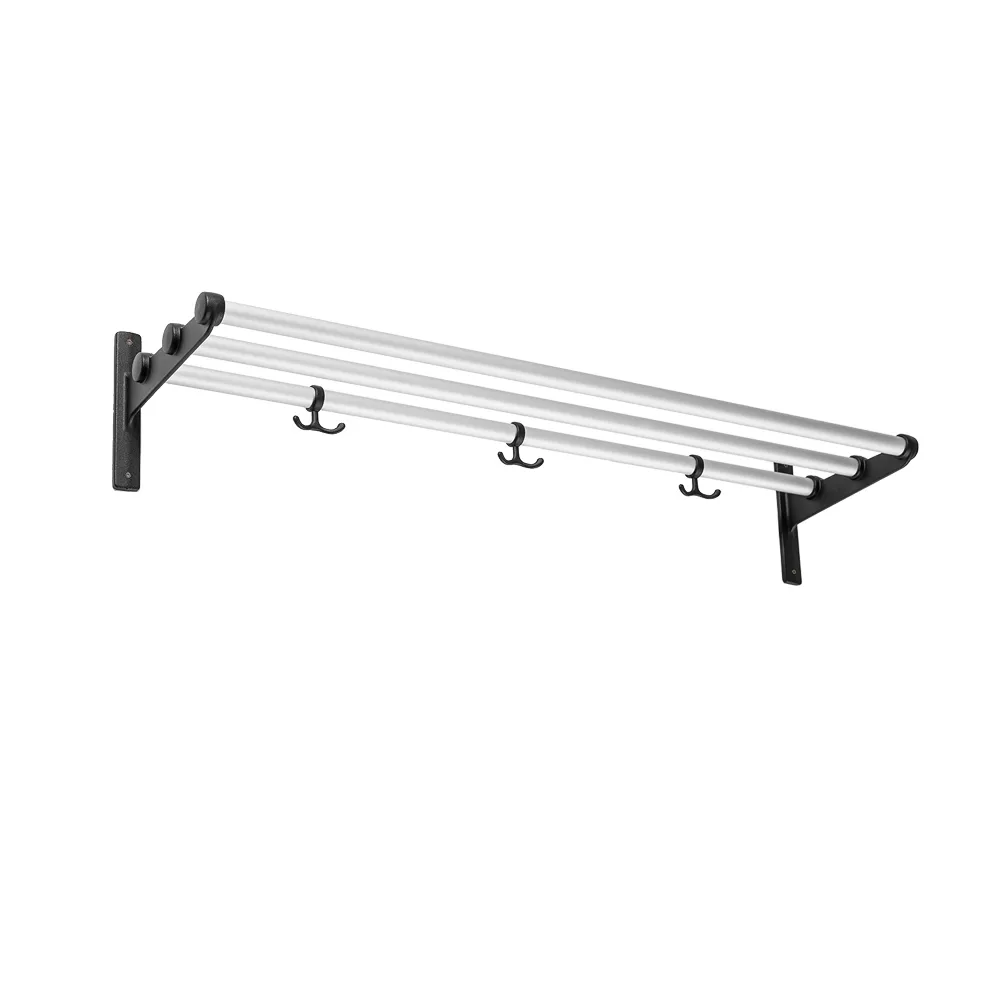 Nostalgi Sko- eller hatthylla, aluminium, svart stativ Essem Design