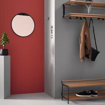 Tamburin skohylla 60 cm - Ek-svart - Essem Design