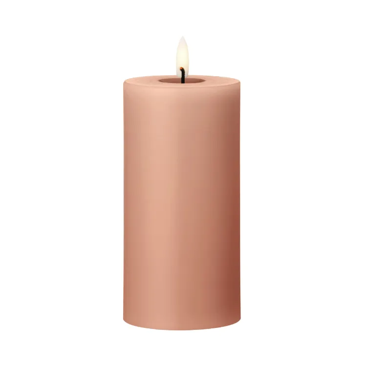 ester & erik blockljus LED, 20 Rosy caramel, 15 cm ester & erik