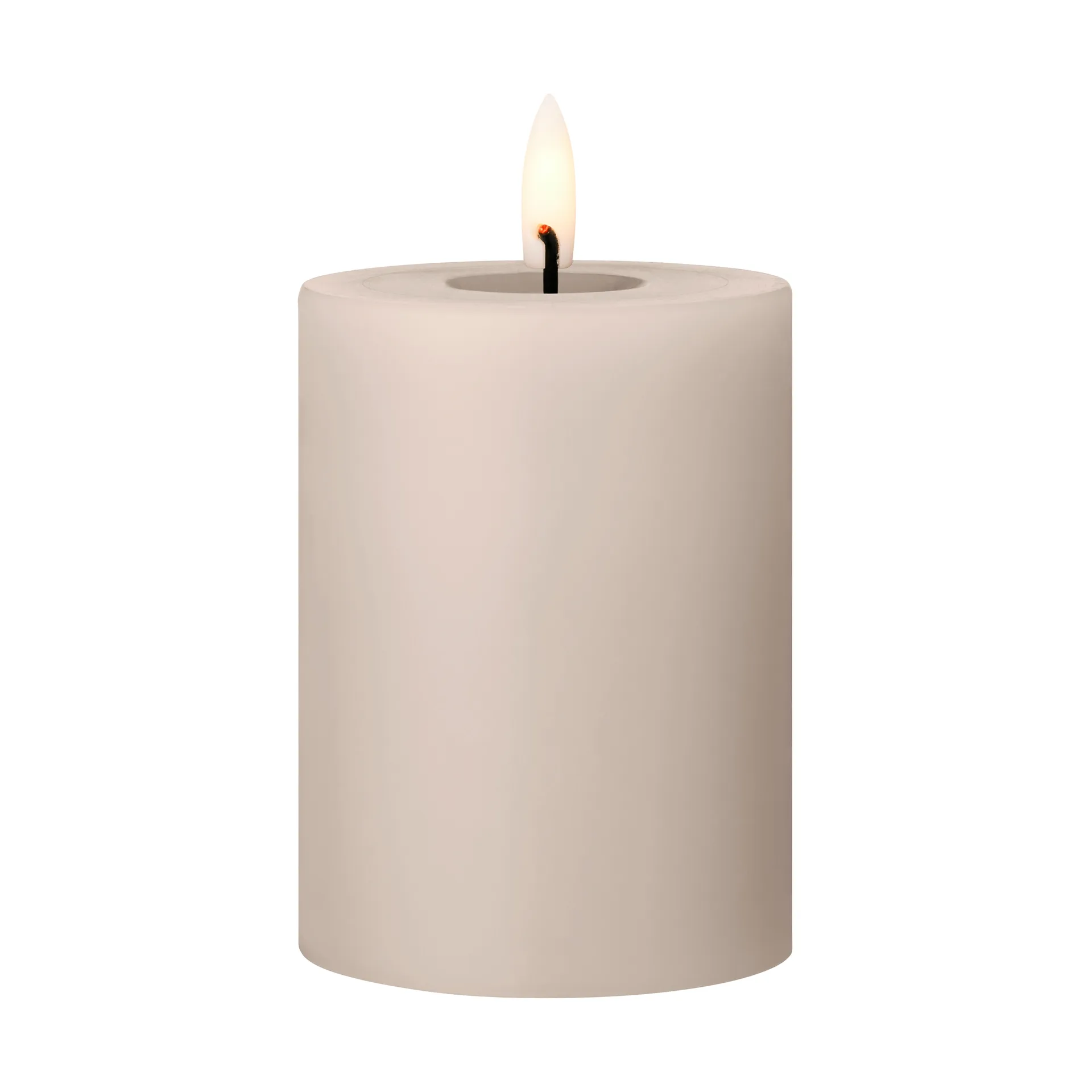 ester & erik blockljus LED, 22 Linen Grey, 10 cm ester & erik