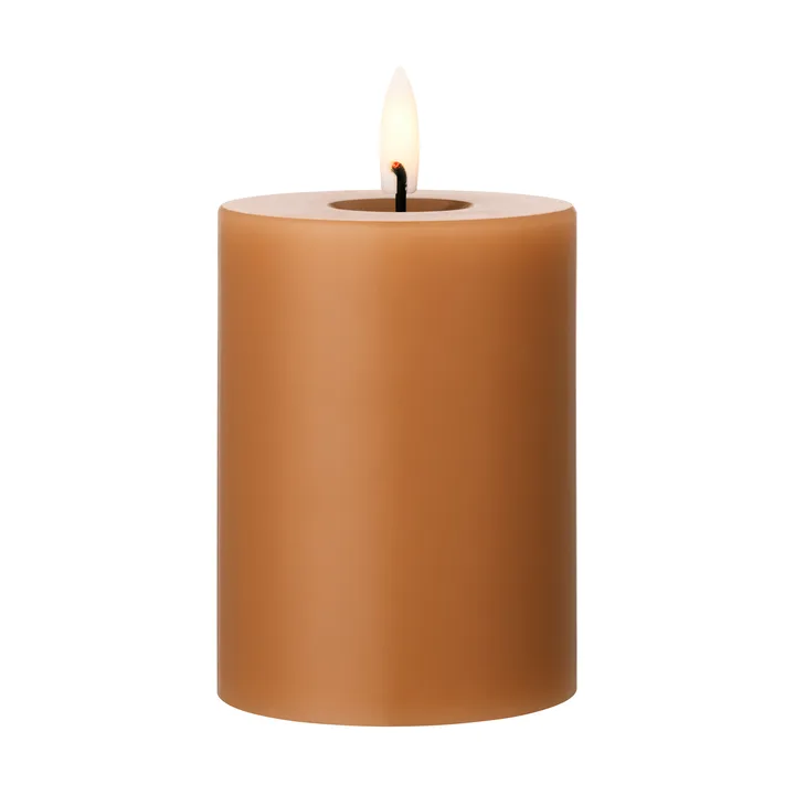 ester & erik blockljus LED - 23 Raw Toffee, 10 cm - ester & erik