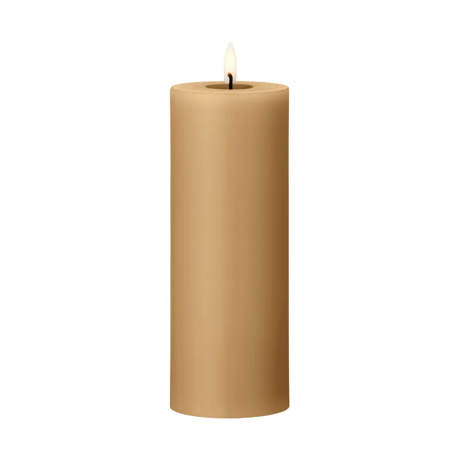 ester & erik blockljus LED, 27 Almond butter, 20 cm ester & erik