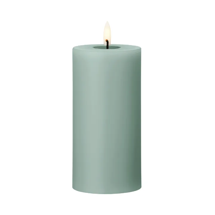 ester & erik blockljus LED - 67 Jade stone, 15 cm - ester & erik