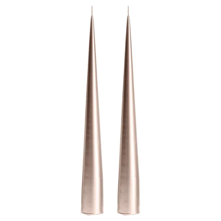 ester & erik konljus 34 cm 2-pack metallic - Champagne 94 - ester & erik