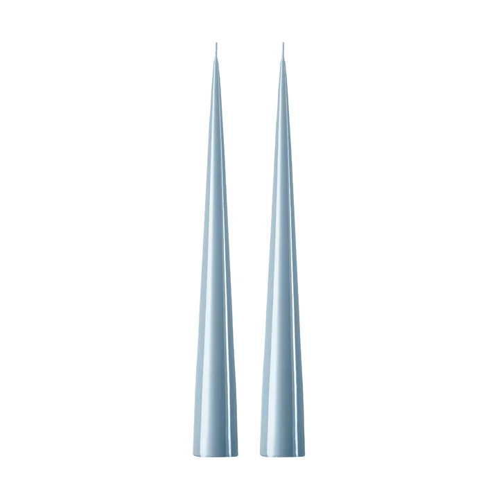 ester & erik konljus 37 cm 2-pack lackad - Dusty blue 83 - ester & erik