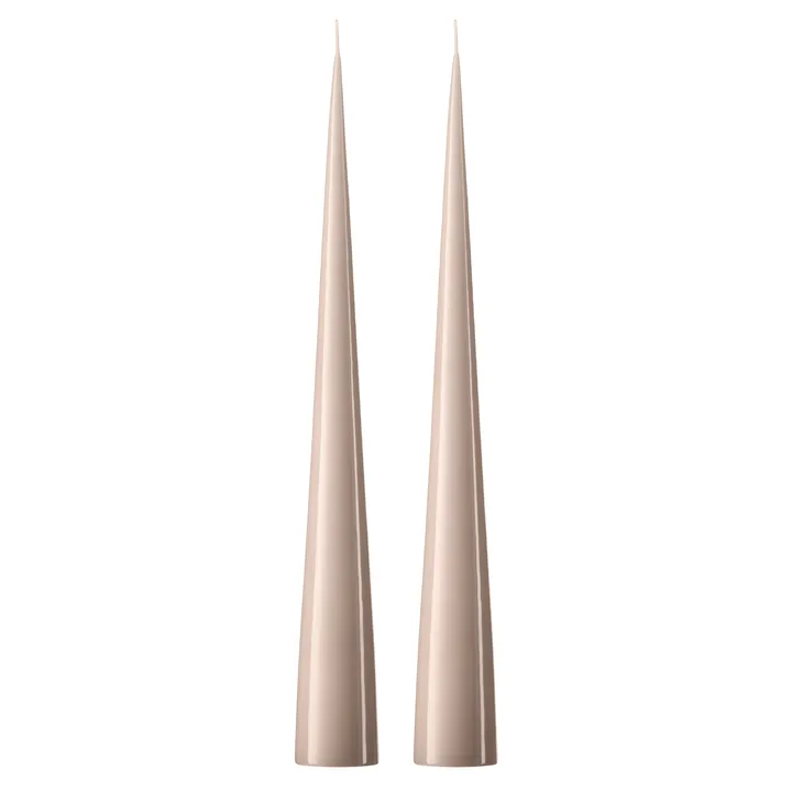 ester & erik konljus 37 cm 2-pack lackad - Linen grey 22-0 - ester & erik