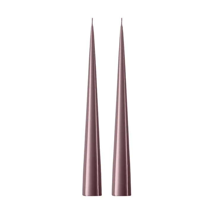 ester & erik konljus 37 cm 2-pack lackad - Winter rose 84 - ester & erik
