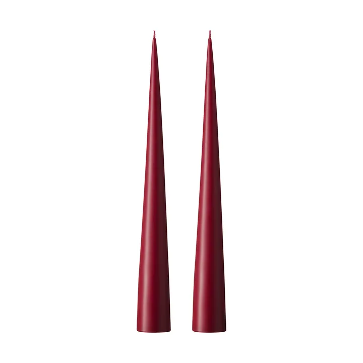 ester & erik konljus 37 cm 2-pack matt - Deep wine 44/2 - ester & erik