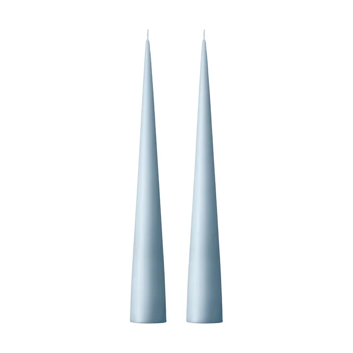 ester & erik konljus 37 cm 2-pack matt - Dusty blue 83 - ester & erik