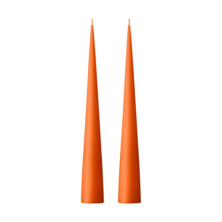 ester & erik konljus 37 cm 2-pack matt - Mild orange 16 - ester & erik