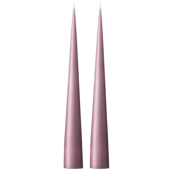 ester & erik konljus 37 cm 2-pack matt - Muted mauve 42 - ester & erik