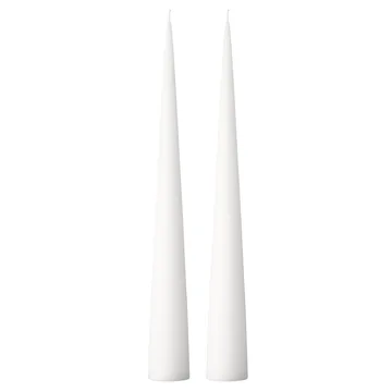 ester & erik konljus 37 cm 2-pack matt - Pure white 31 - ester & erik
