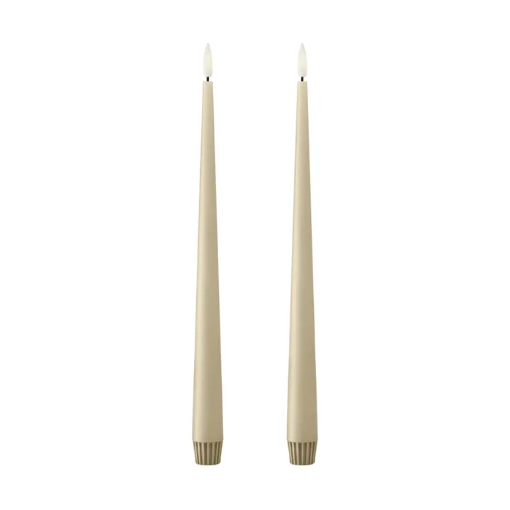 ester & erik kronljus LED 2-pack - 14 Pale ginger , 30 cm - ester & erik