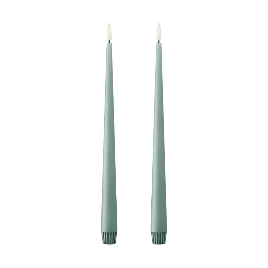 ester & erik kronljus LED 2-pack, 67 Jade stone , 30 cm ester & erik