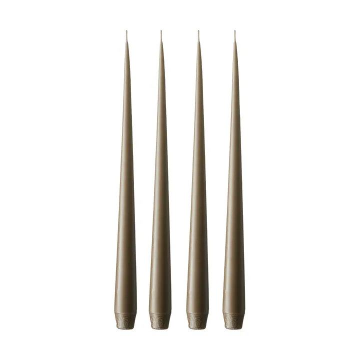 ester & erik ljus 4-pack matt - Caviar 77, 42 cm - ester & erik
