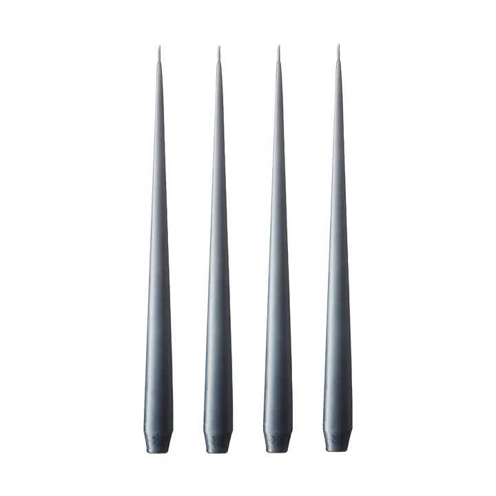 ester & erik ljus 4-pack matt - dark slate, 32 cm - ester & erik