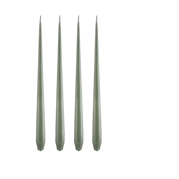 ester & erik ljus 4-pack matt - green soil, 32 cm - ester & erik