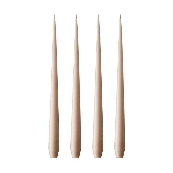 ester & erik ljus 4-pack matt - ice latte, 42 cm - ester & erik