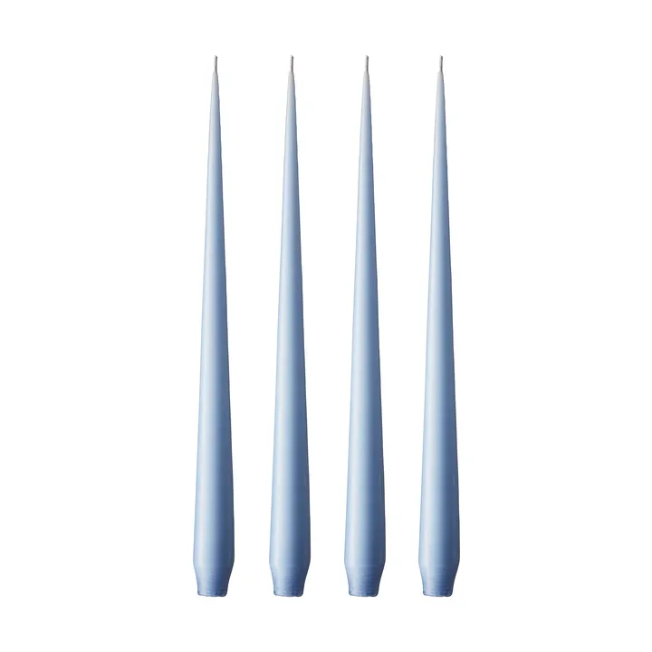 ester & erik ljus 4-pack matt - icy lavender, 42 cm - ester & erik