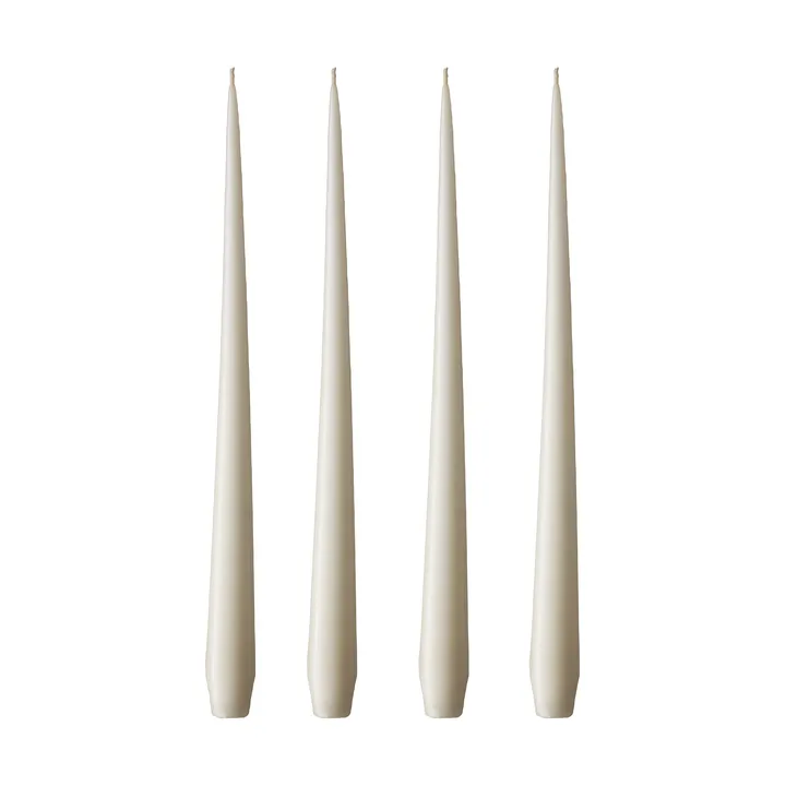 ester & erik ljus 4-pack matt - ivory, 32 cm - ester & erik