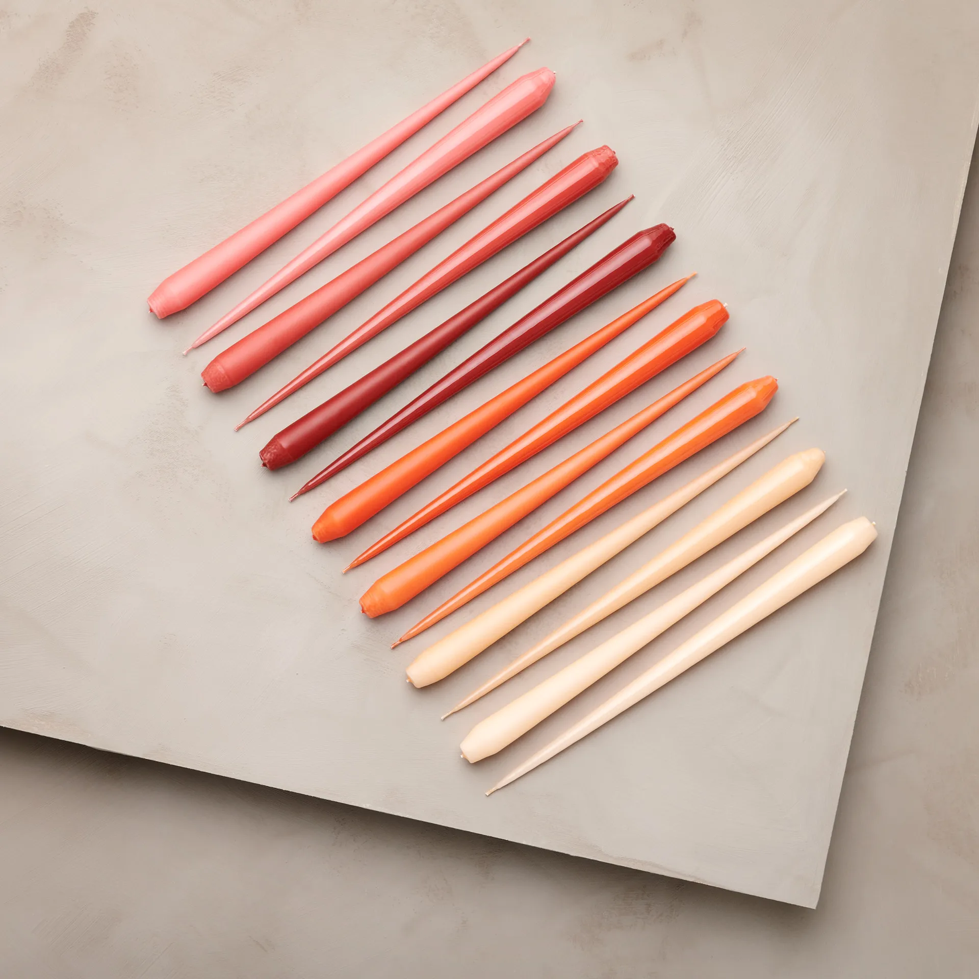 ester & erik ljus 4-pack matt, Melon sorbet 19, 32 cm ester & erik