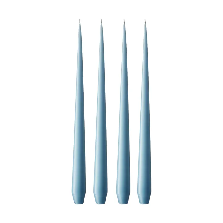 ester & erik ljus 4-pack matt - Moon blue 37, 32 cm - ester & erik