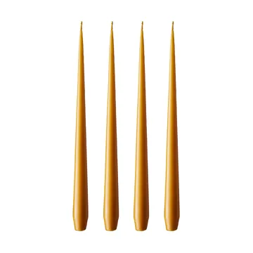 ester & erik ljus 4-pack matt - mörk saffran, 32 cm - ester & erik