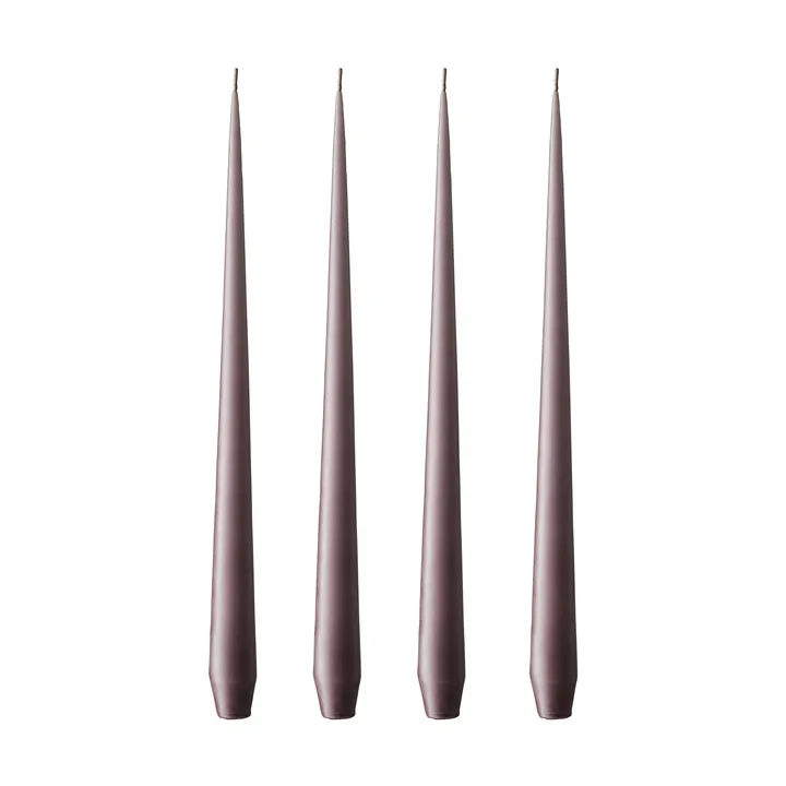 ester & erik ljus 4-pack matt - muted mauve, 32 cm - ester & erik