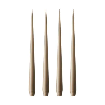 ester & erik ljus 4-pack matt - nougat note, 32 cm - ester & erik