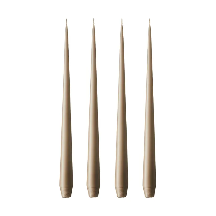 ester & erik ljus 4-pack matt - nougat note, 42 cm - ester & erik
