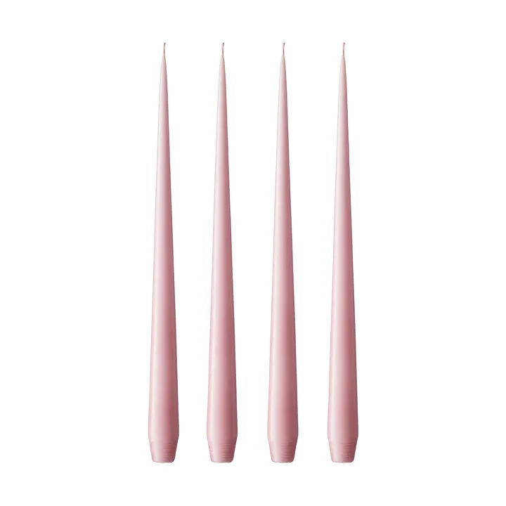 ester & erik ljus 4-pack matt - old rose, 42 cm - ester & erik