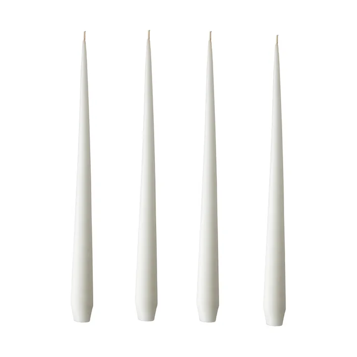 ester & erik ljus 4-pack matt - pure white, 32 cm - ester & erik