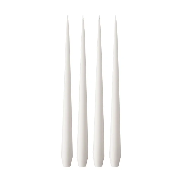 ester & erik ljus 4-pack matt - White ash 21, 32 cm - ester & erik
